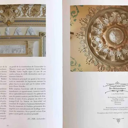 Exceptionnel !!! Venez Sejourner Dans Les 3 D'un Authentique Ancien Palace De La Belle Epoque De 1874 !!! Unique !!! Appartement Menton